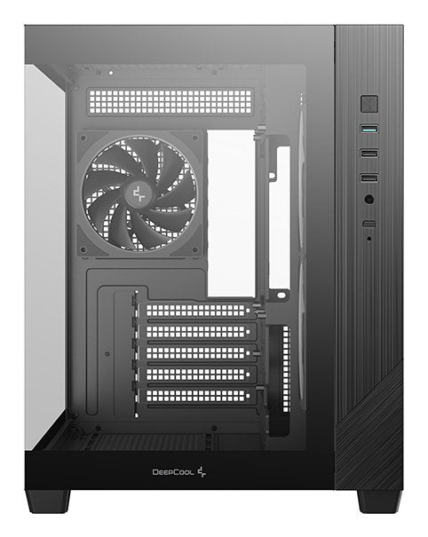 Caja Pc Deepcool Cg330 3f (Negro, Panorama-Design) R-Cg330-Bkngm3-G