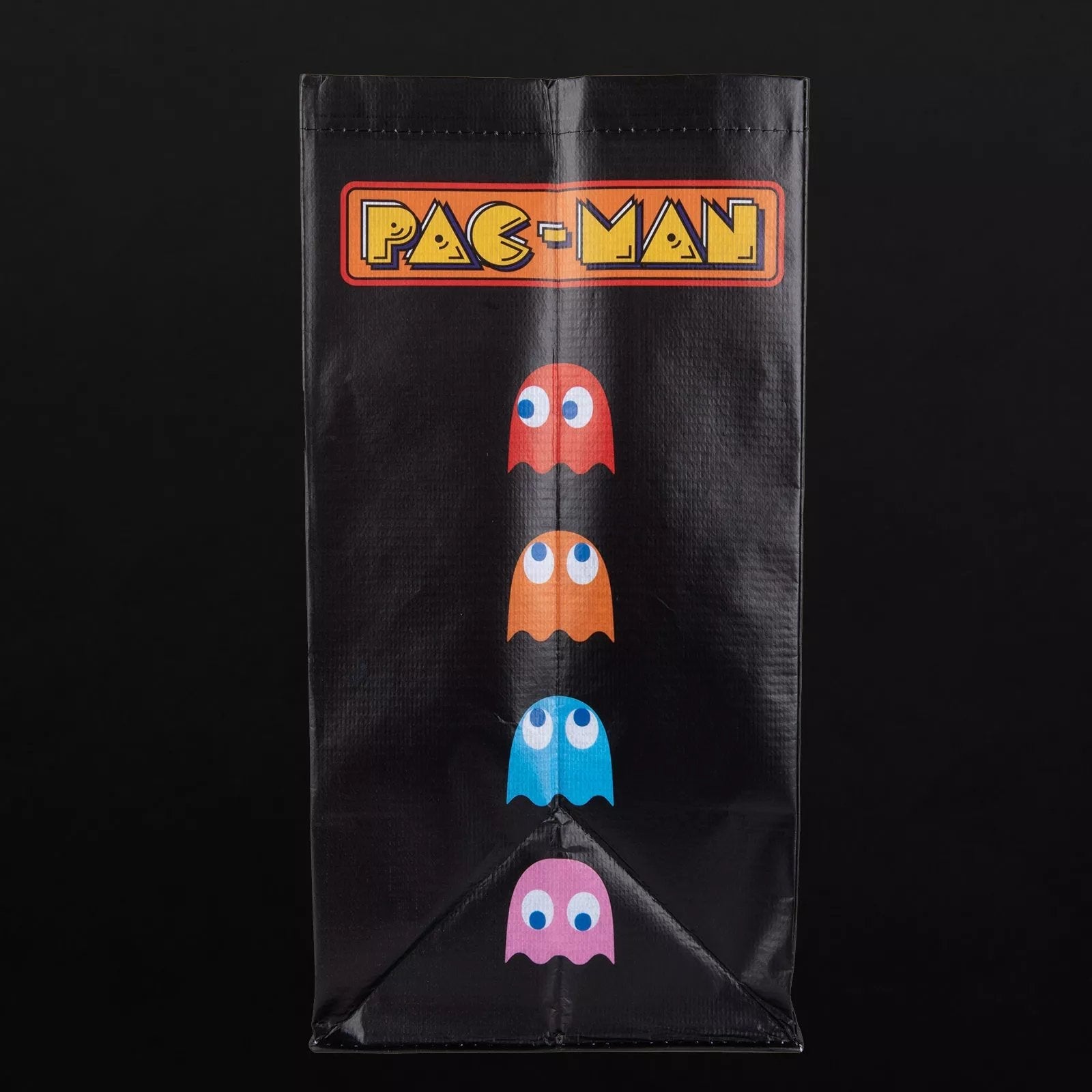 Shopping Bag Konix Pacman Black Reutilizable