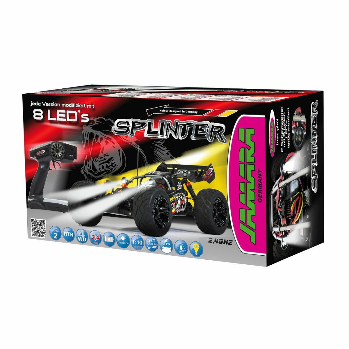 Jamara Deserthggy Splinter 1:10 Ep 4wd Led Nimh 2,4ghz 14+