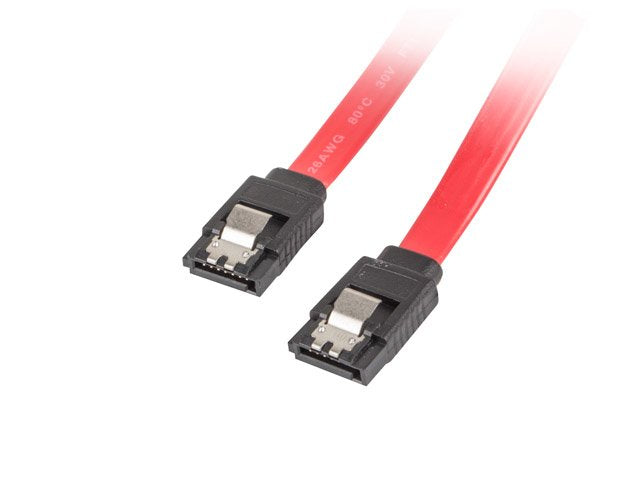 Lanberg Cable Sata Iii 50 CentaMetros Ca-Sasa-14cu-0050-R Pletina Seguridad