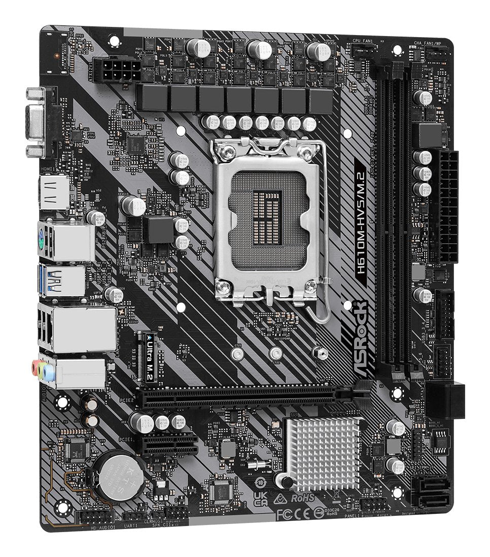 EAN 4710483939914 - Asrock H610M-HVS/M.2 R2.0 Intel H610 LGA 1700 micro ATX imagen 4