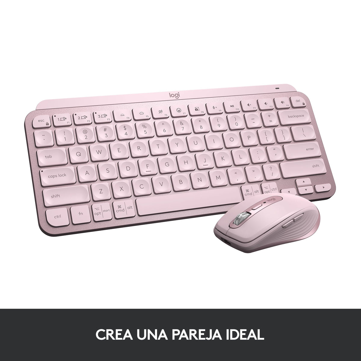 EAN 5099206101937 - Logitech MX Keys Mini teclado Oficina RF Wireless + Bluetooth QWERTY Español Rosa imagen 17