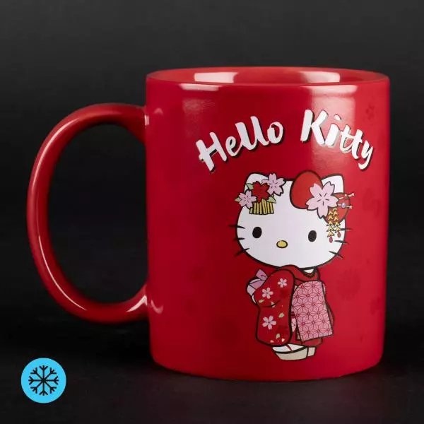 Taza Termosensible Konix Hello Kitty Kimono