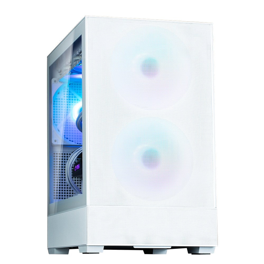 Caja Pc Obudowa P30air Matx Mini Torre Argb Fansx3 Biala