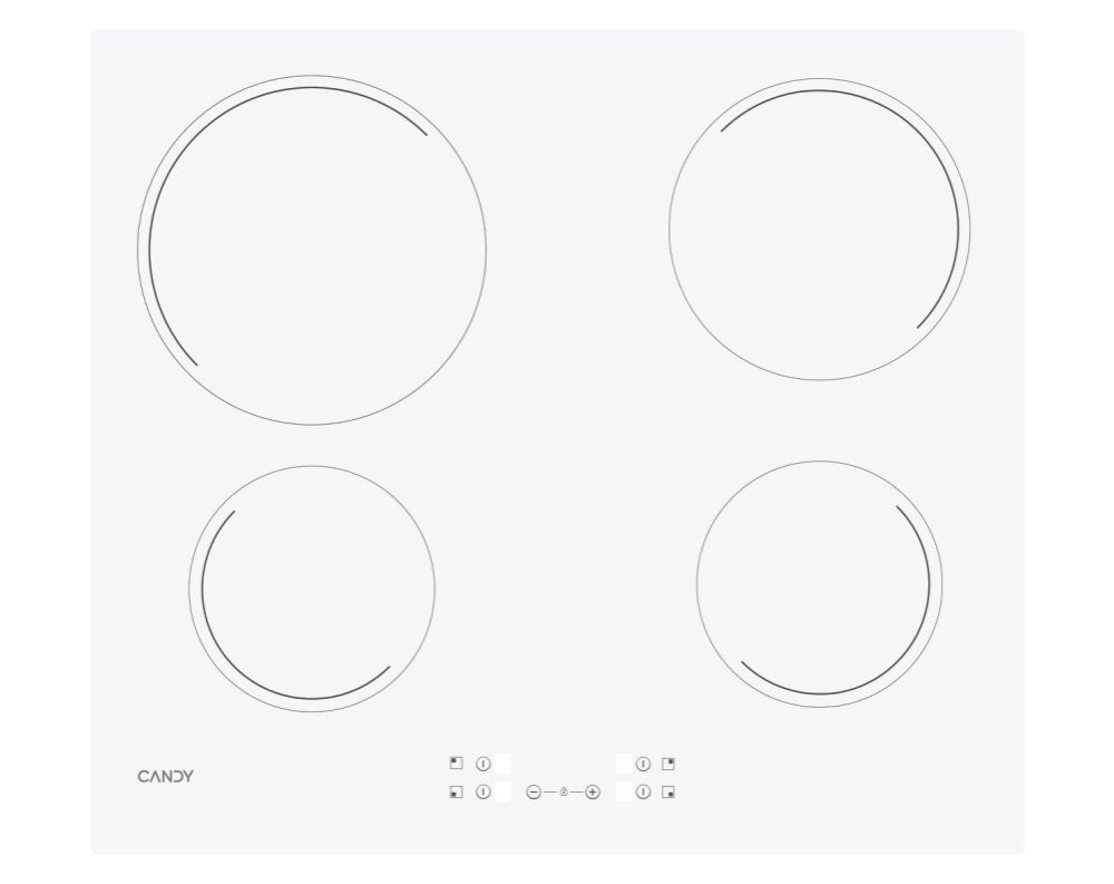 EAN 8016361954885 - Candy Idea CH64CCW Blanco Integrado Cerámico 4 zona(s) imagen 1