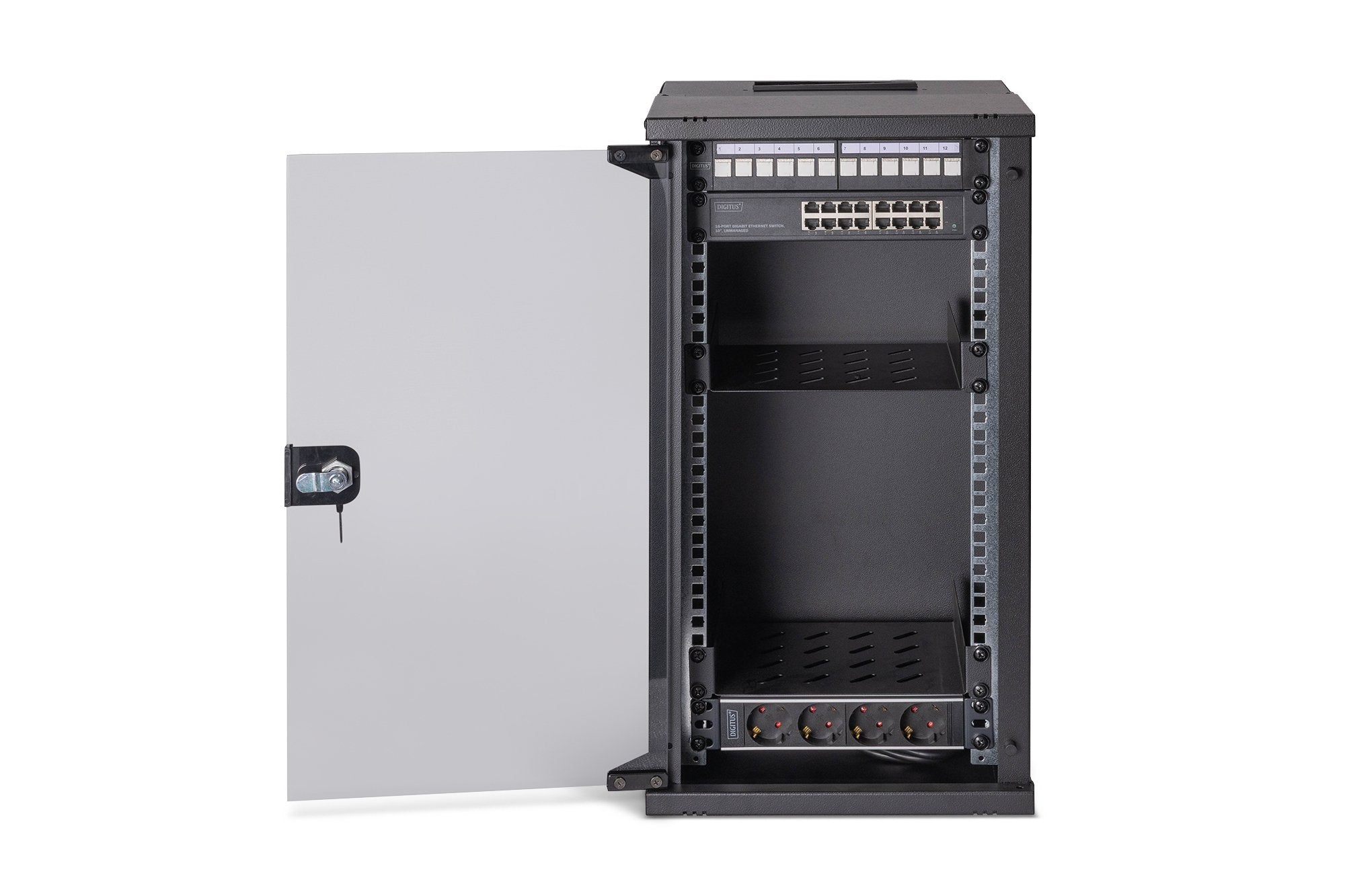 EAN 4016032499589 - Digitus DN-49105-SET armario rack Bastidor de pared Negro imagen 5