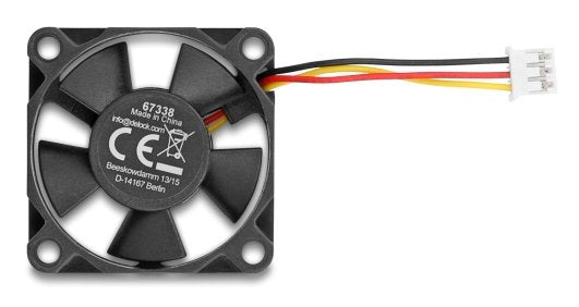 Axiallüfter 12 V Dc, 35 X 35 X 10 Mm Schwarz