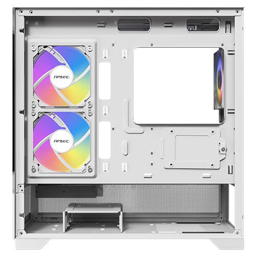 Caja Minitorre Microatx Cx500m Rgb Blanco Antec Int:2x3.5,1x2.5/ 2xusb3.0, 1xusb3.2 Tipo C/ Audio In/Out/ Panel De Cristal Templado