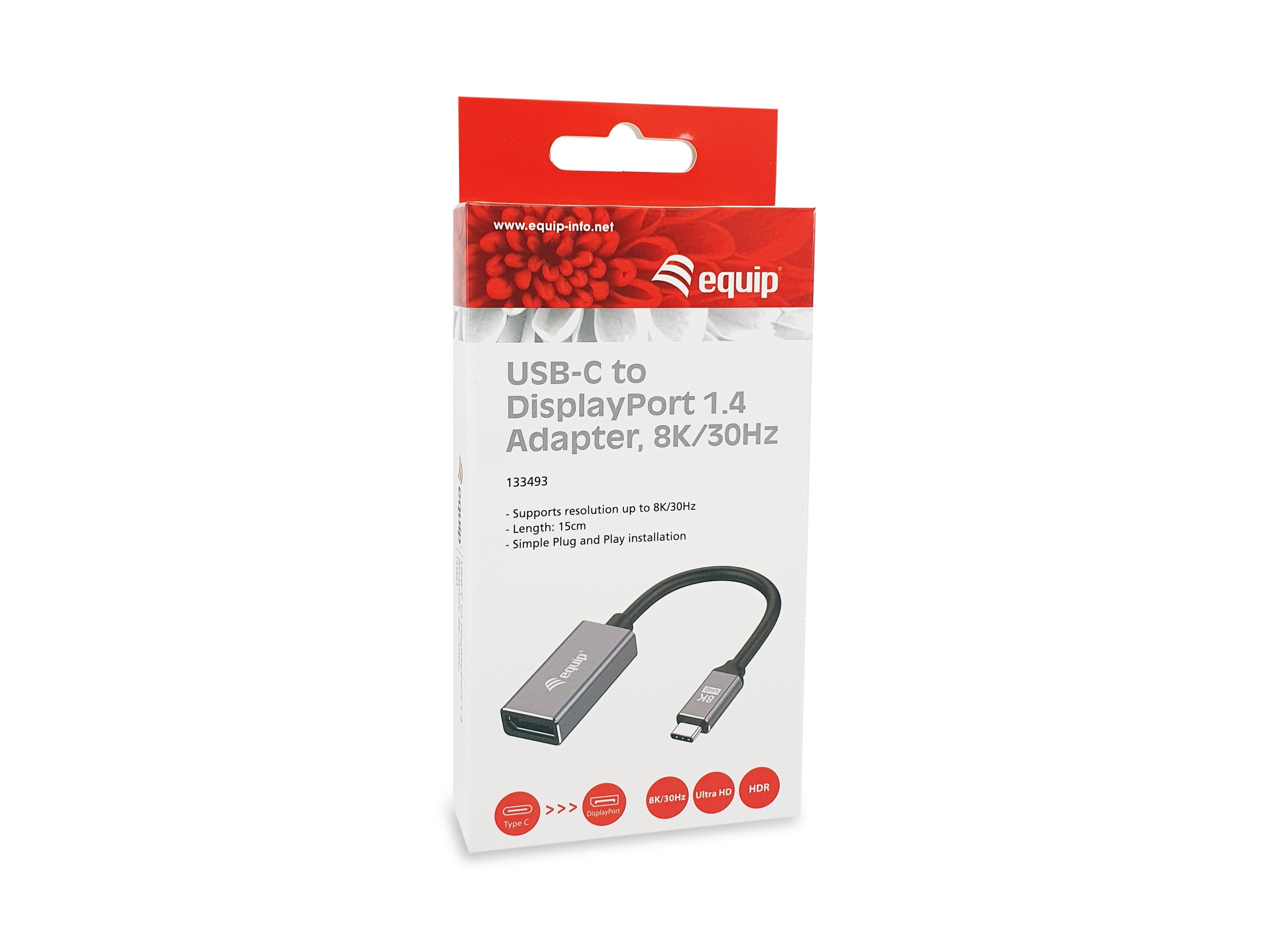 EAN 4015867230015 - Equip 133493 adaptador de cable de vídeo 0,15 m USB Tipo C Negro, Gris imagen 5