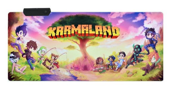 Alfombrilla Gaming Karmaland Xxl Rgb Para Raton