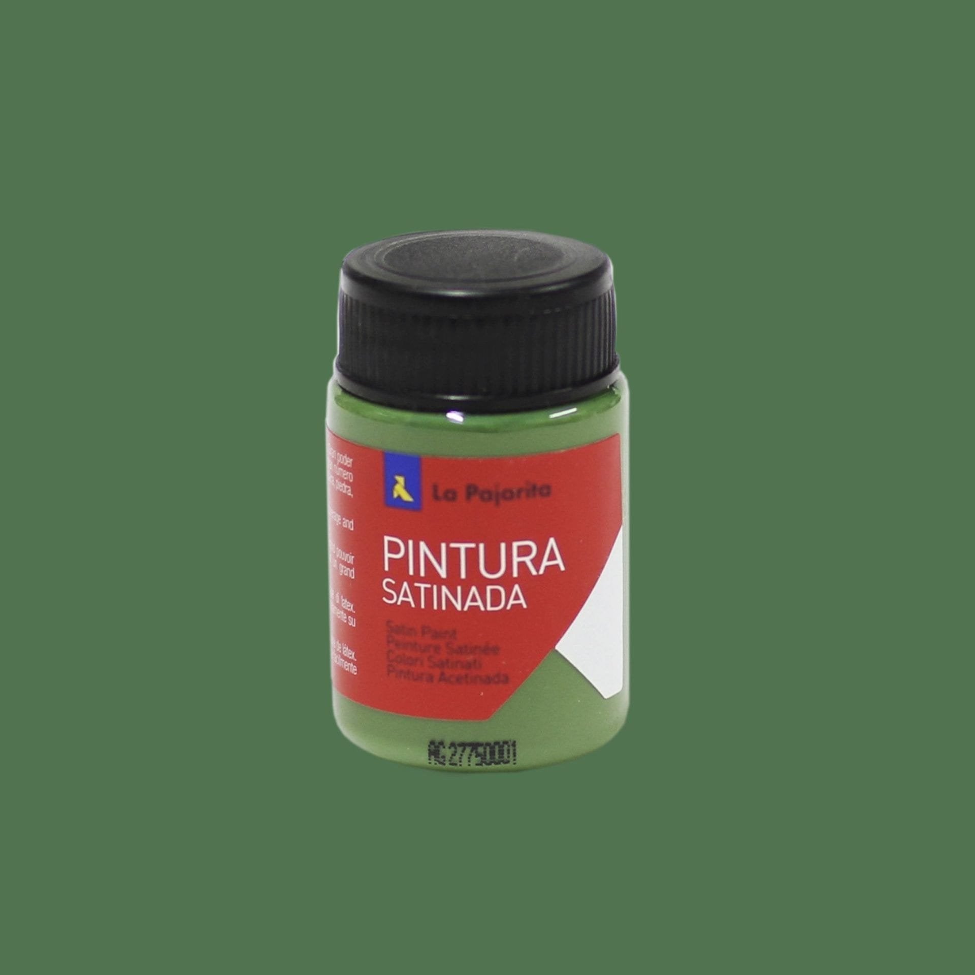 La Pajarita Témpera Escolar Bote De 35ml Satinada Verde Monte L-16