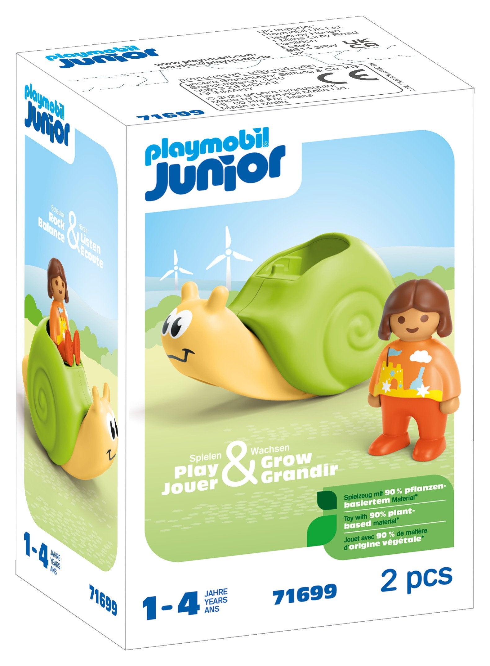 Playmobil Junior Caracol Balancín Función Sonajero