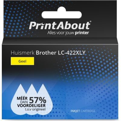 EAN 0616985792290 - PrintAbout LC-422XLY cartucho de tinta Compatible Alto rendimiento (XL) Amarillo imagen 1
