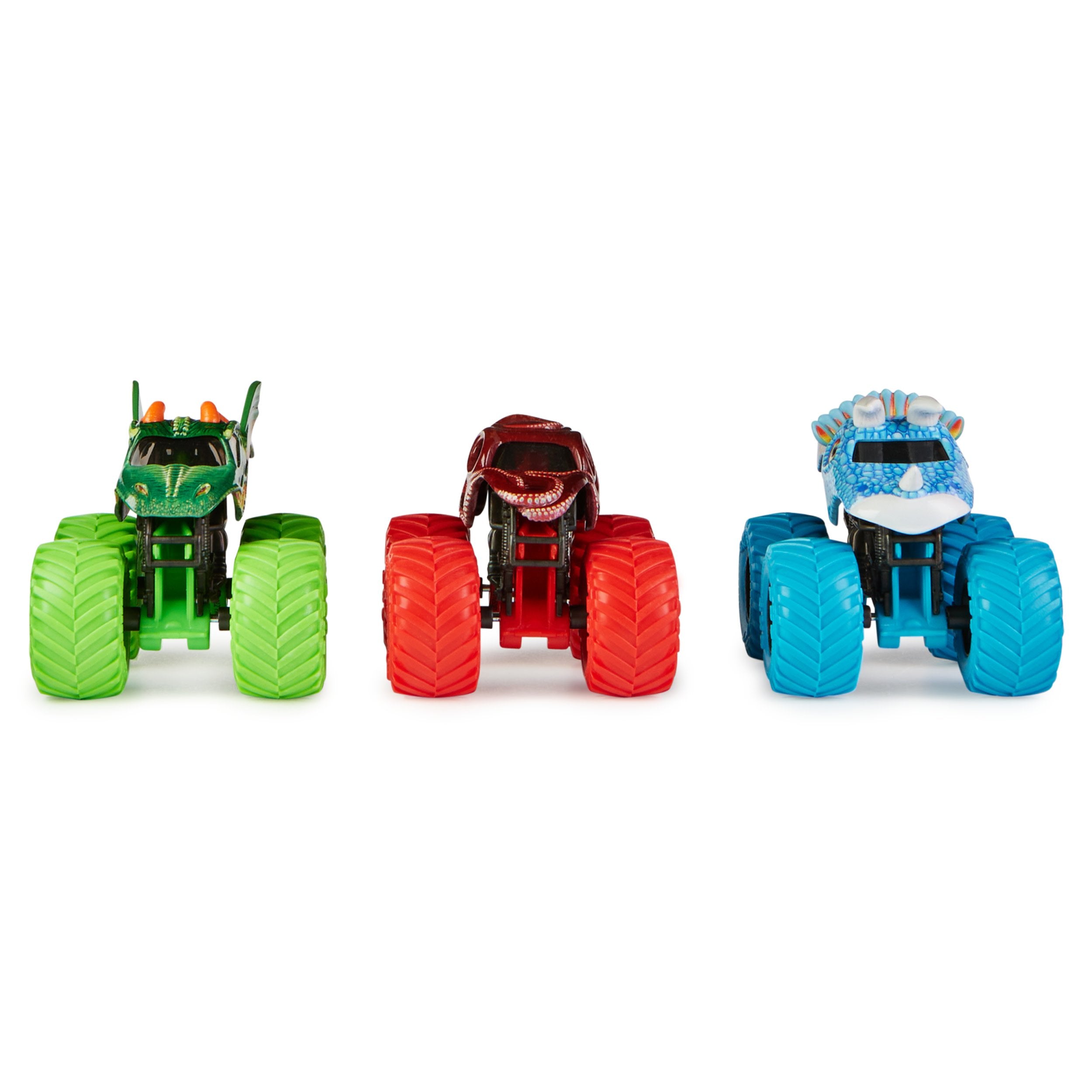 3 Vehículos De Juguete Spin Master Monster Jam Charged Beasts 3er-Pack, Spielfahrzeug 6065096