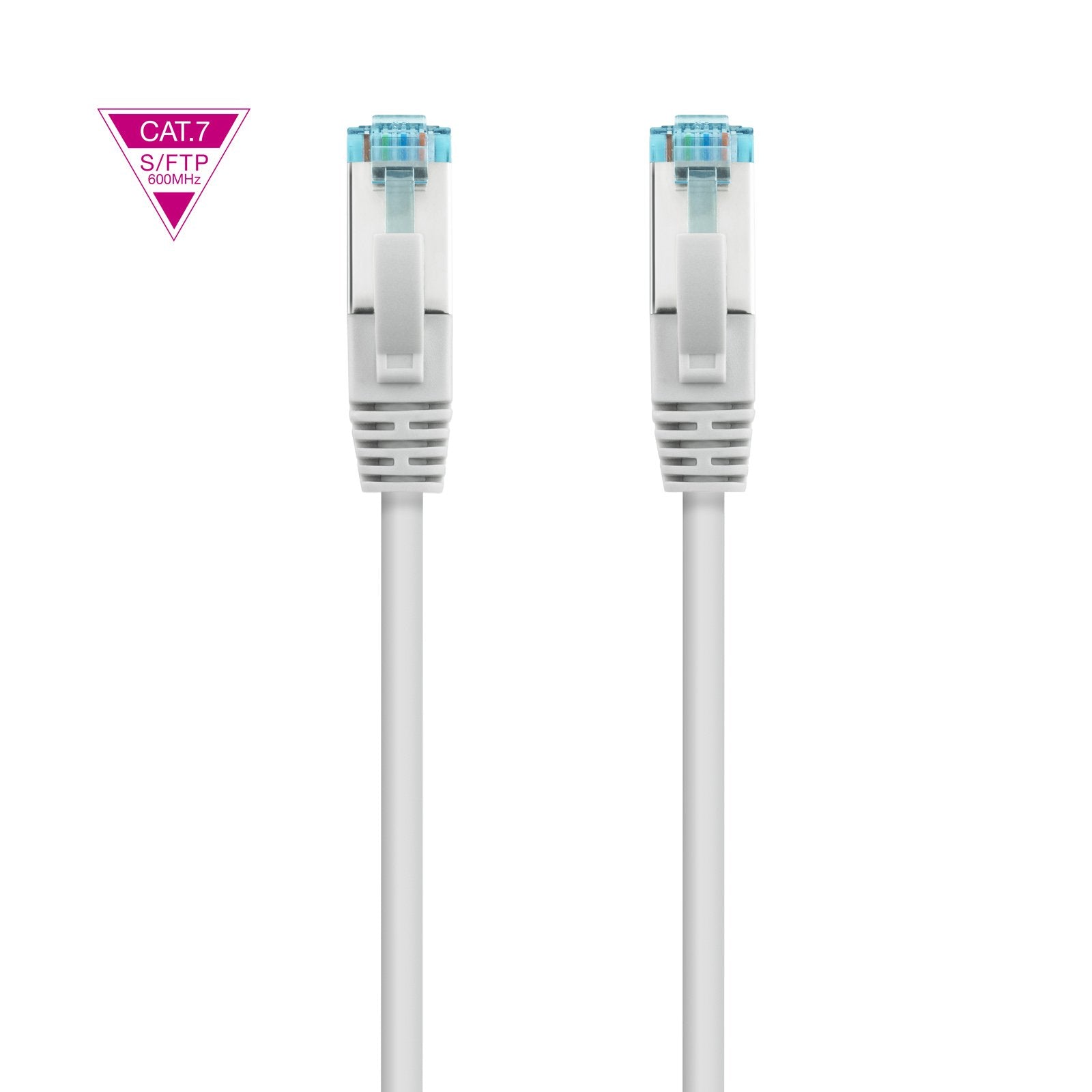 Nanocable Cable Red Cat.7 Lszh Sftp Pimf Awg26 20m - Gris