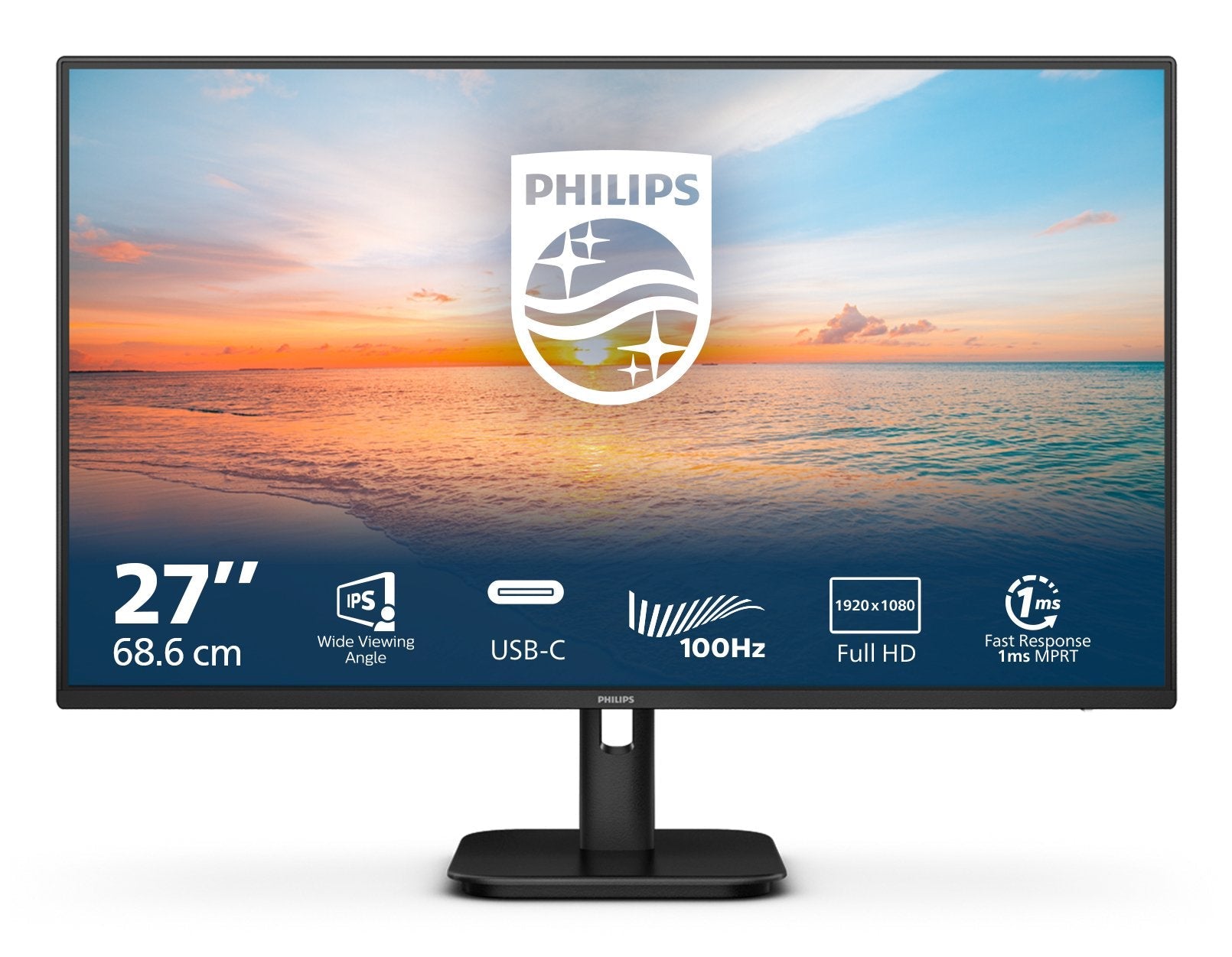 Monitor Philips 27e1n1300a/00 27" Ips 1920x1080 16:9 Hdmi Usb Black