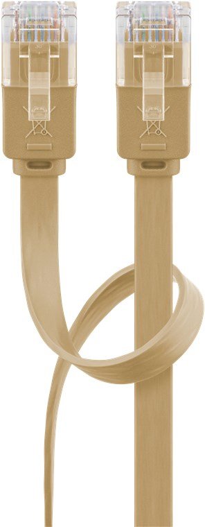 EAN 4040849958793 - Goobay 95879 cable de red Marrón claro 0,5 m Cat6 U/UTP (UTP) imagen 2