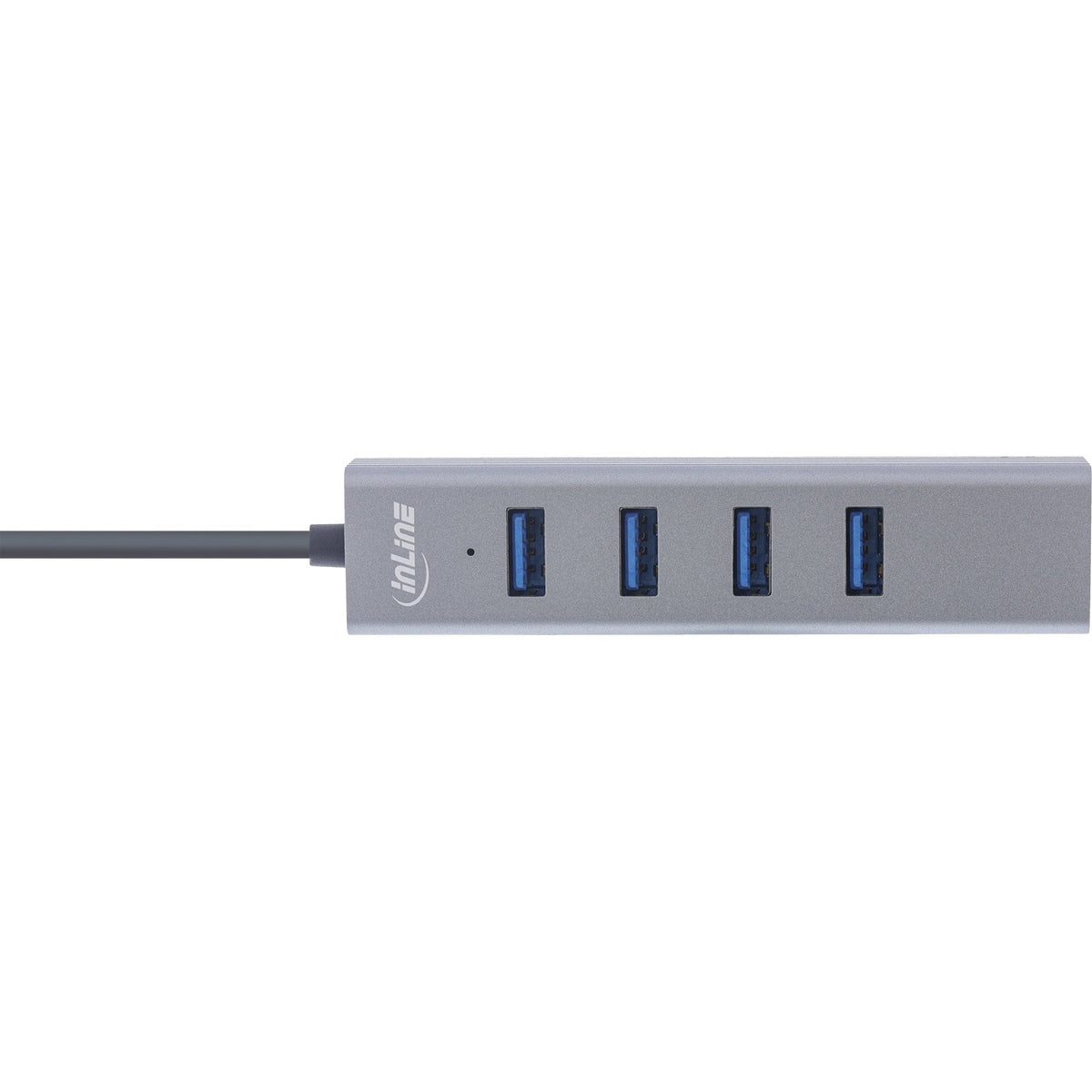 Hub Inline Usb 3.2 Gen.1 Tipo C (4x Usb-A 5gbps), Otg, Caja De Metal