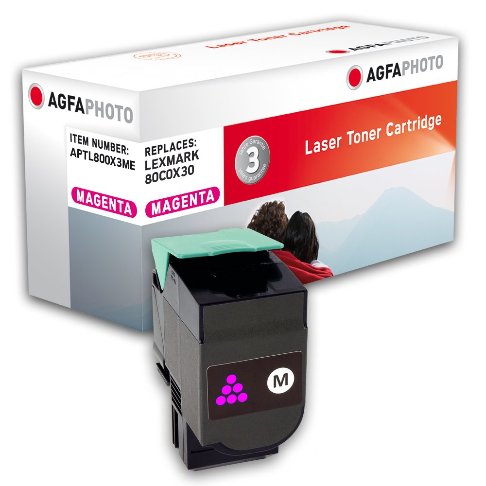 Toner Agfaphoto Aptl800x3me Ap Lexmark 80c0x30 Cx