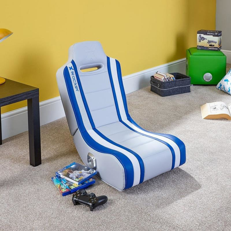 EAN 94338512182 - X Rocker Shadow 2.0 Silla gaming Asiento acolchado Azul, Blanco imagen 1