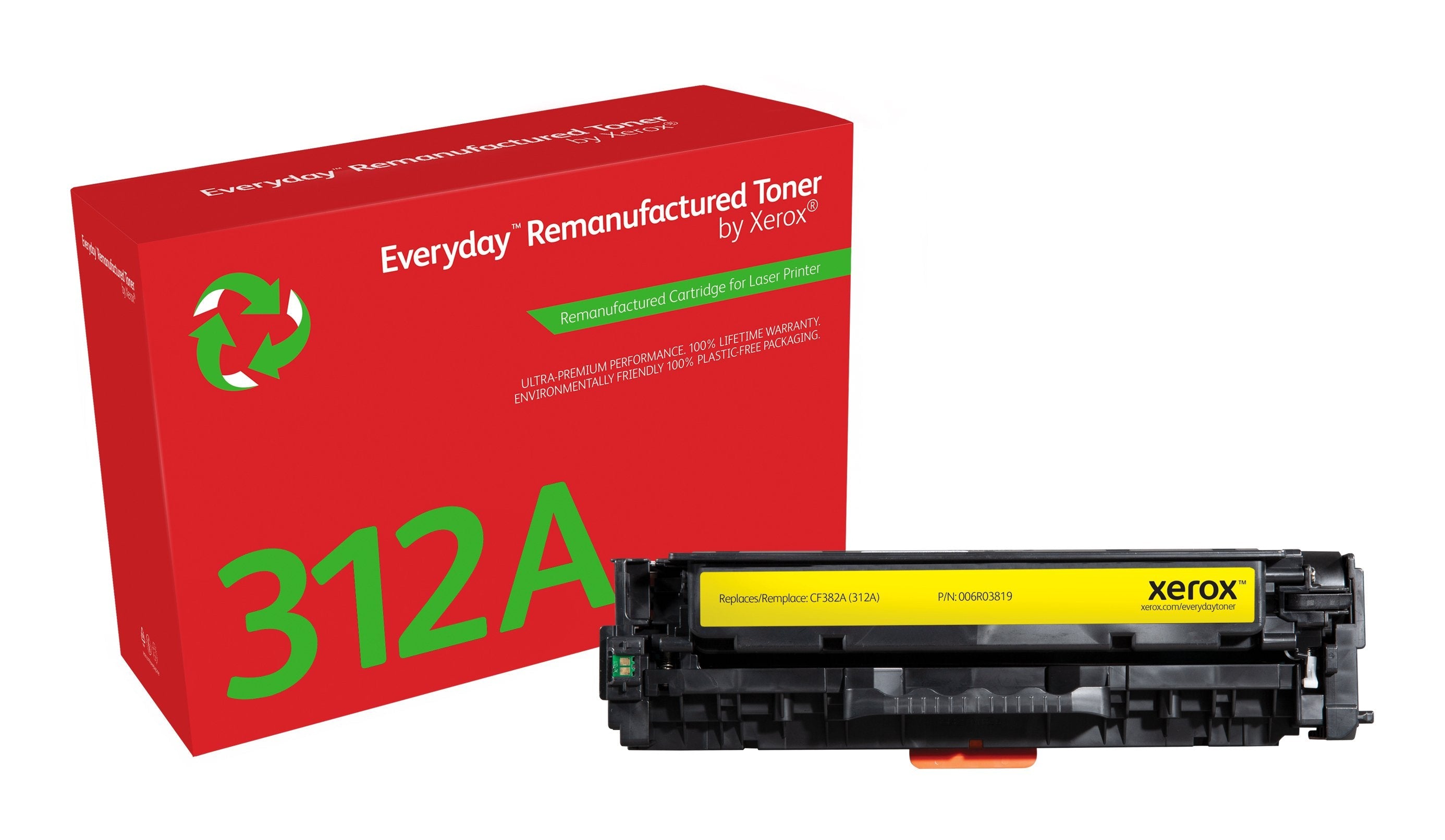 Xerox Para Hp 312a Color Laserjet Pro Mfp M47 (Cf382a) Amarillo
