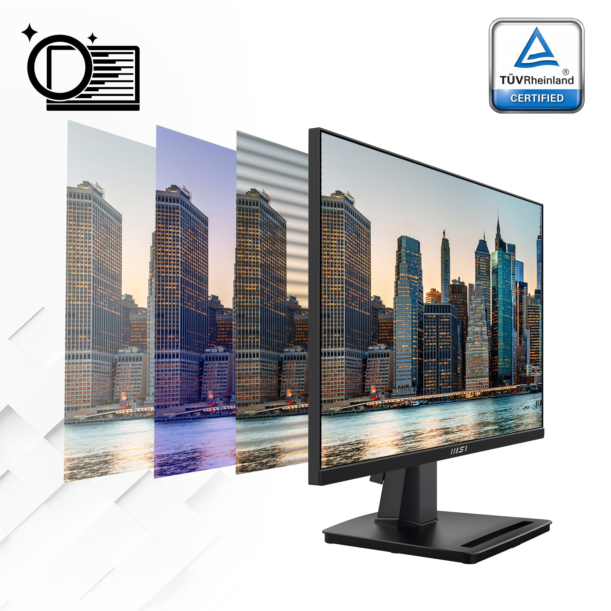 Monitor Led 23.8 Msi Pro Mp251 Negro 1ms/100hz/Ips Fhd/Hdm