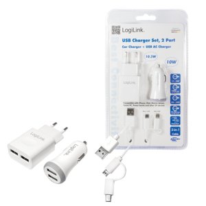 EAN 4052792041583 - LogiLink PA0137 cargador de dispositivo móvil Smartphone, Tableta Blanco Corriente alterna, Encendedor de imagen 6