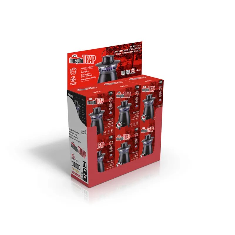 Atrapa Mosquitos Jata Mostrap Mt8e 25w 1000m2 Exterior/Interior Emite 5 Estímulos Para Su Eliminación Compatible Con Cartucho Biotech Cmt8x3