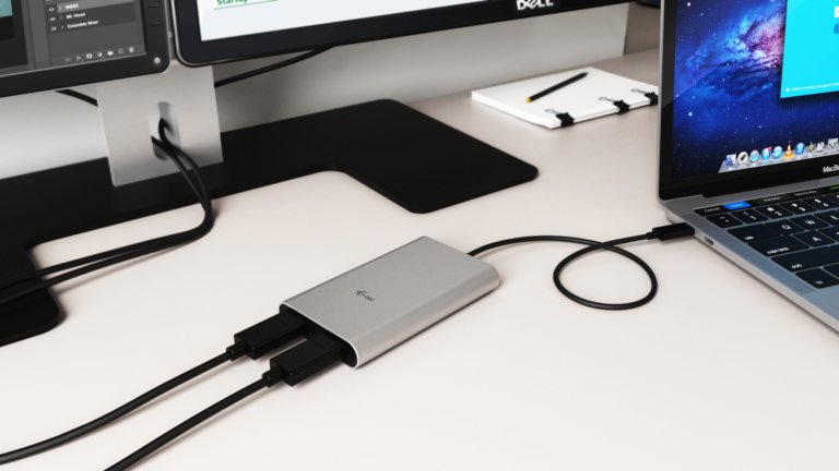 EAN 8595611701917 - i-tec TB3DUAL4KHDMI Adaptador gráfico USB 4096 x 2160 Pixeles Gris, Turquesa imagen 6