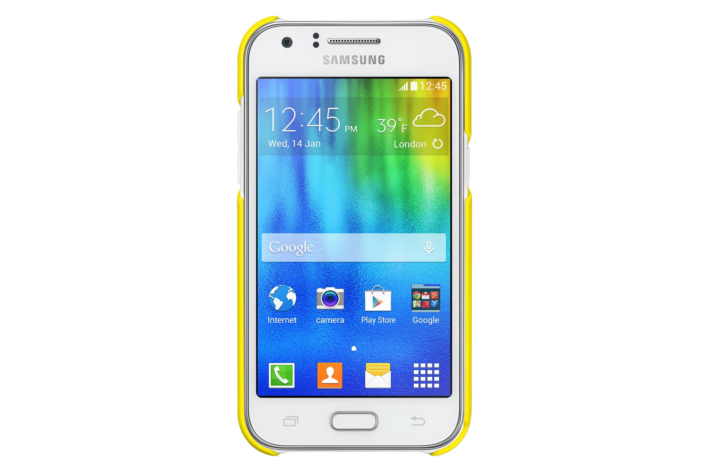 Samsung Ef-Pj100b Samsung Ef-Pj100b, Funda Blanda, Samsung, Galaxy J1, 10,9 Cm (4.3"), Amarillo