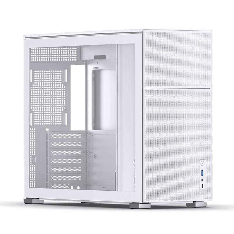 Jonsbo D41 Mesh Atx Carcasa, Tempered Glass - Blanco