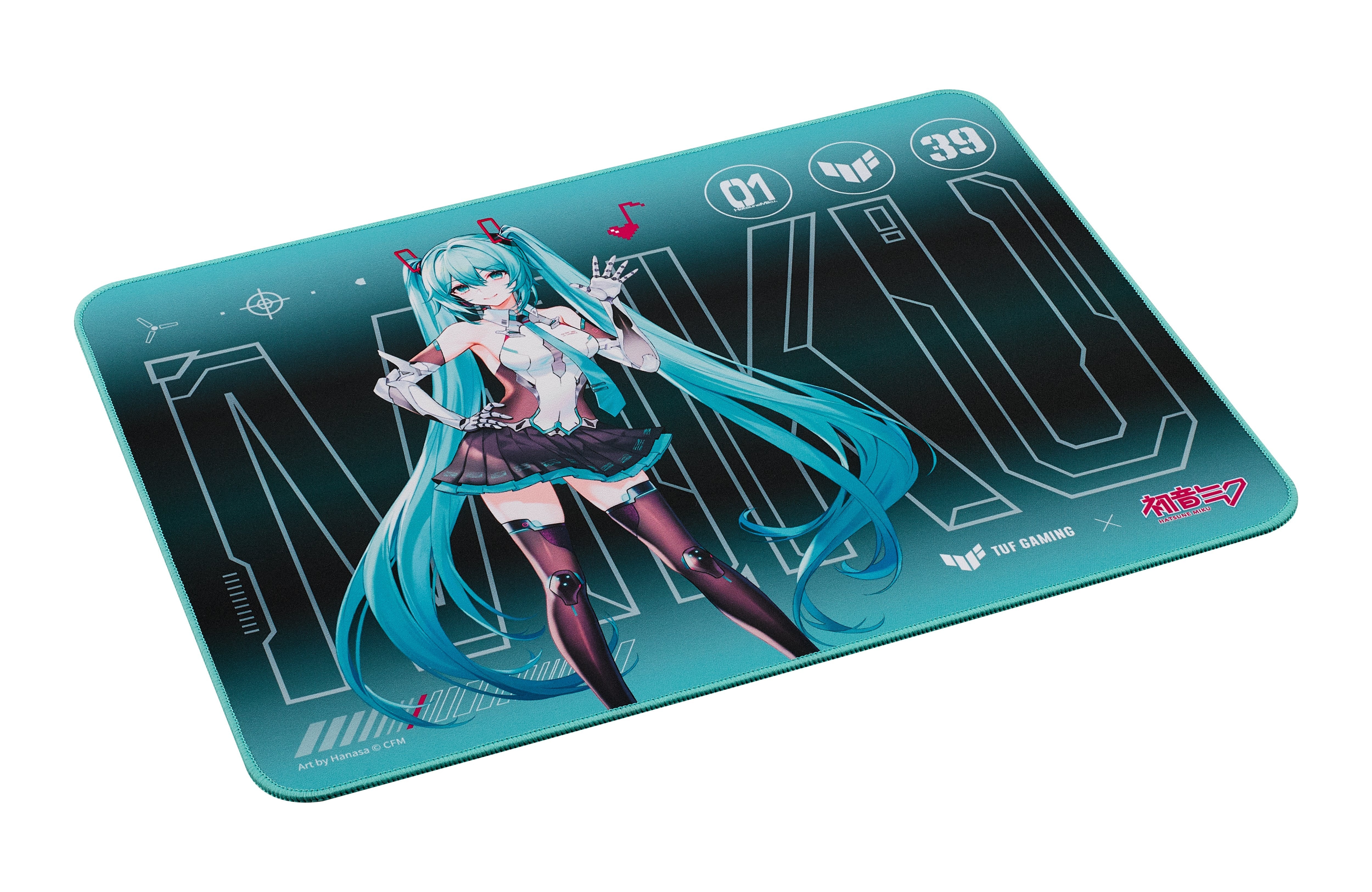 EAN 4711387925096 - ASUS TUF Gaming P1 Hatsune Miku Edition Alfombrilla de ratón para juegos Turquesa imagen 3