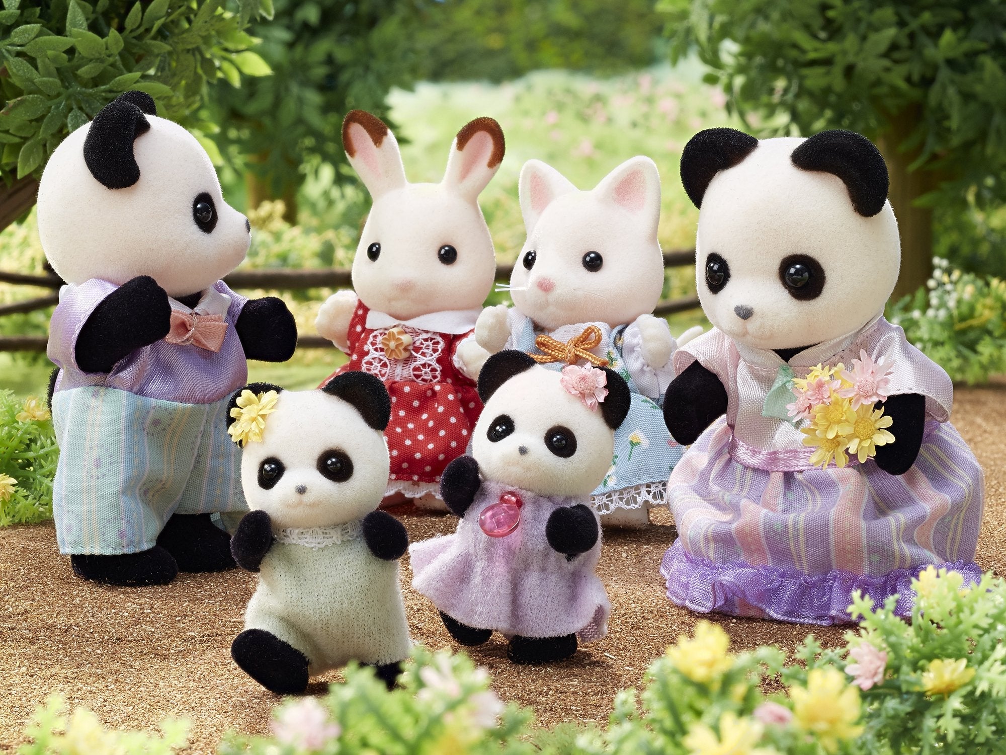 Epoch Sylvanian Families - Panda Familie 5529