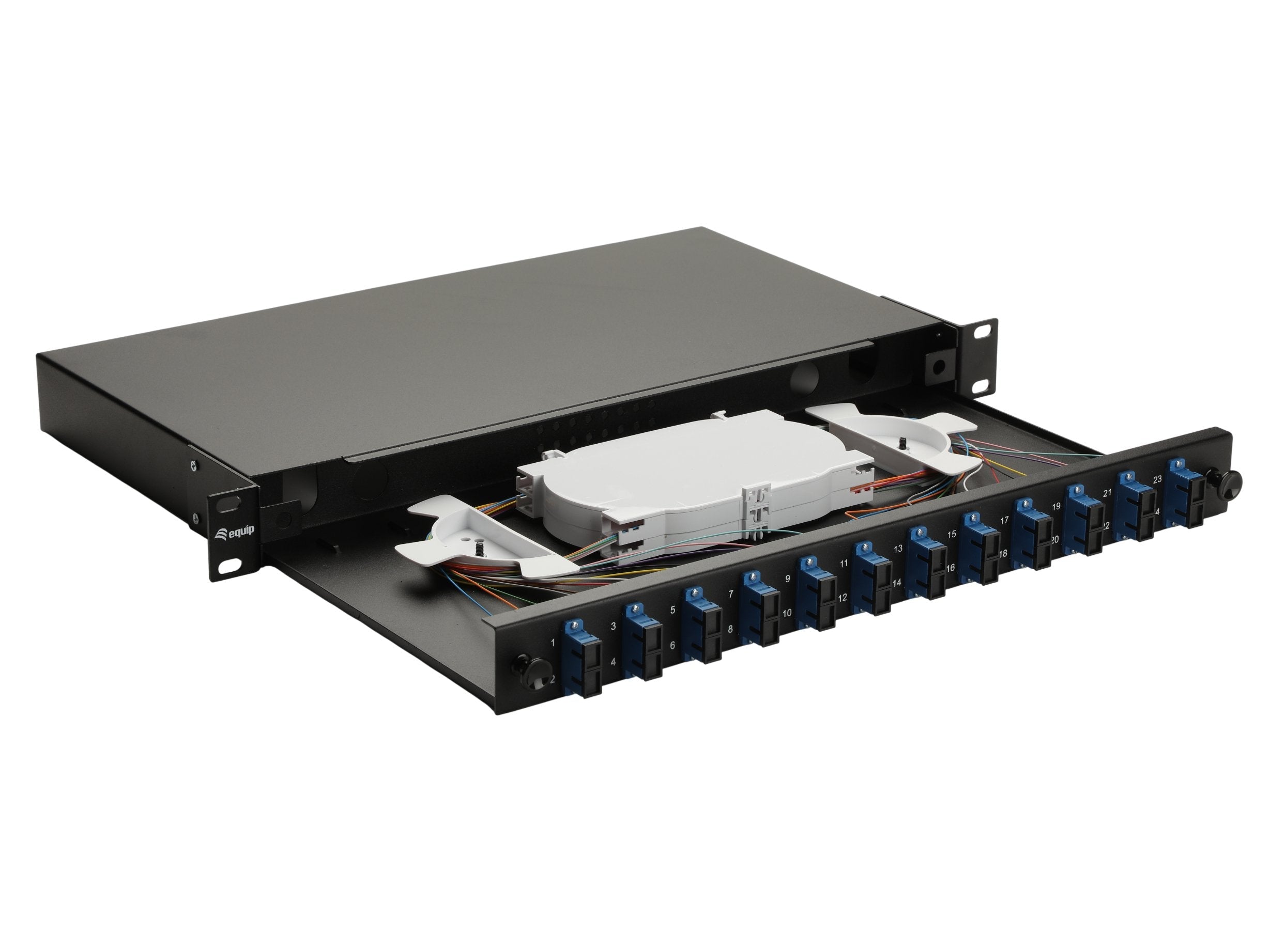 Equip Lwl-Spleisskamen 12-Port Sc-Duplex Os2 1u Komplett Sw