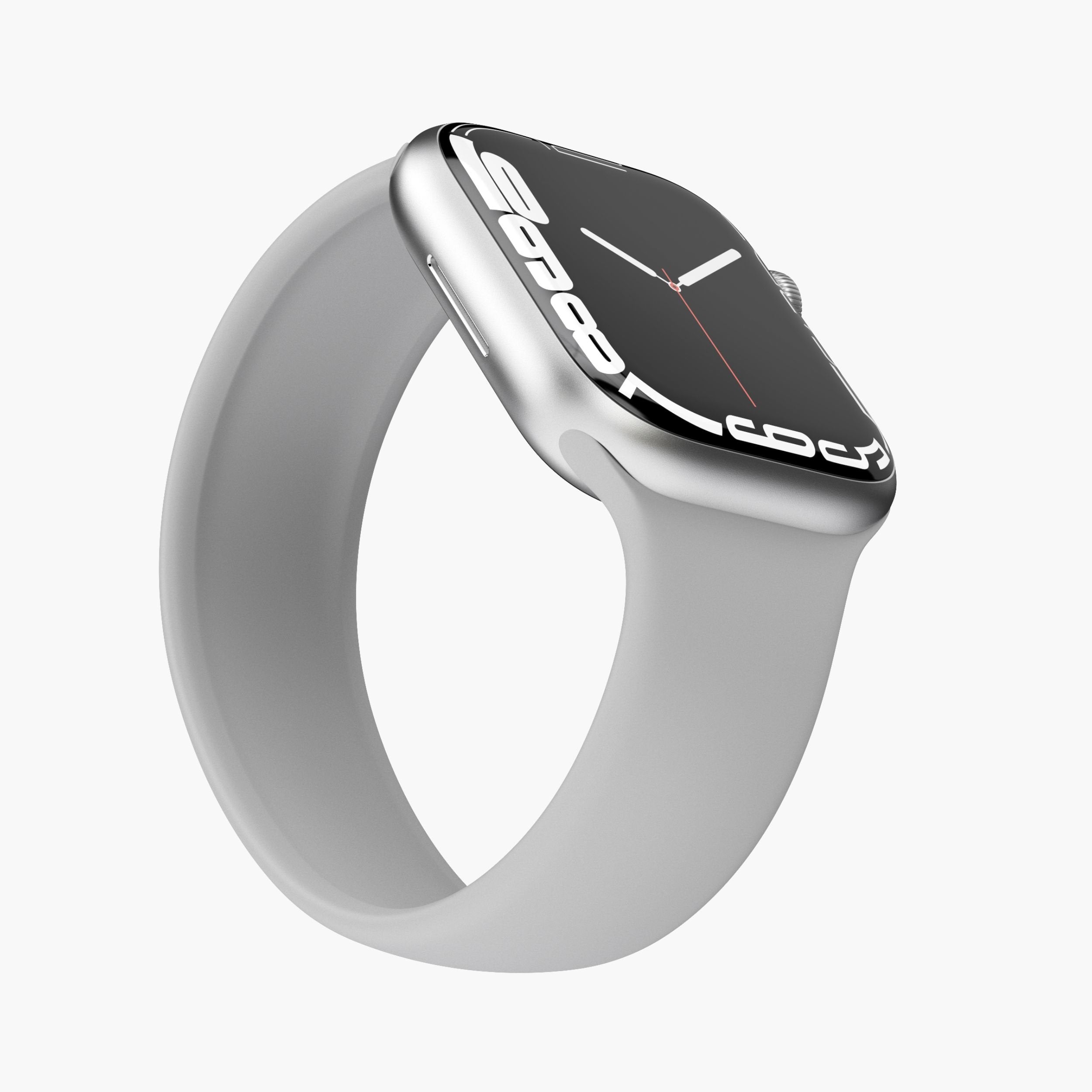 Vonmählen Watchstrap For Apple Solo Loop Funda 2 Band L Light Gris (Aws00027)