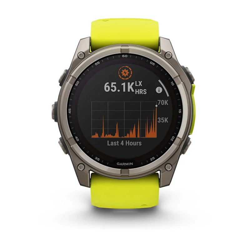 EAN 753759339425 - Garmin fenix 8 3,56 cm (1.4") 51 mm Digital 280 x 280 Pixeles Pantalla táctil Titanio Wifi GPS (satélite) imagen 5