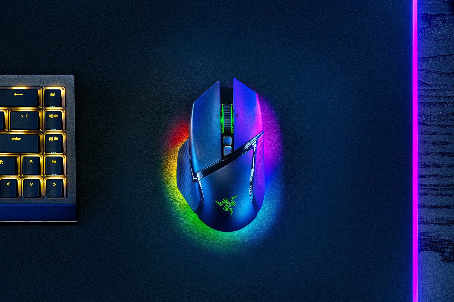 EAN 8886419334026 - Razer Basilisk V3 Pro ratón mano derecha RF Wireless + Bluetooth + USB Type-C Óptico 30000 DPI imagen 3