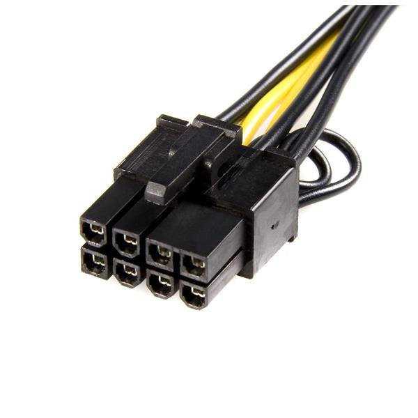 Startech Adaptador De Alimentacion Pci-E 6 Pines A 8 Pines 15cm
