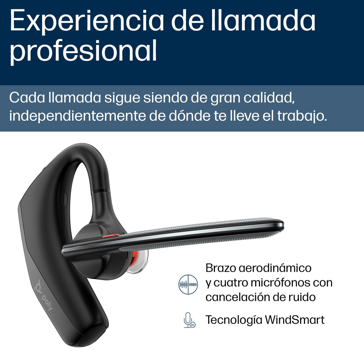 EAN 0198701663348 - HP Poly Voyager Legend 30 Headset Inalámbrico Dentro de oído Llamadas/Música Bluetooth Negro imagen 4