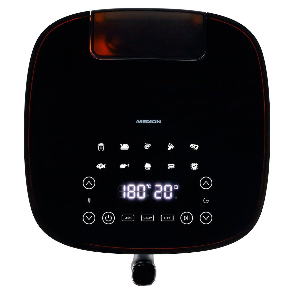 Freidora Medion Life X10 Md11780 Xl (Negro, 1.500 Watt, Korb 5,0 Liter) 50079114