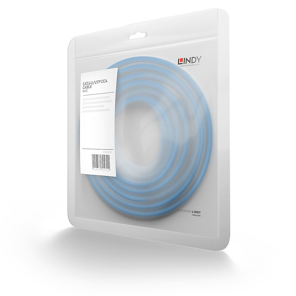 EAN 4002888481700 - Lindy 48170 cable de red Azul 0,3 m Cat6 U/UTP (UTP) imagen 2