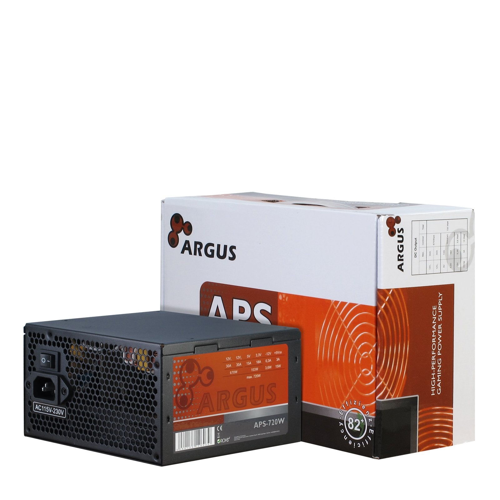 EAN 4260133126039 - Inter-Tech Argus APS unidad de fuente de alimentación 720 W 20+4 pin ATX ATX Negro imagen 1