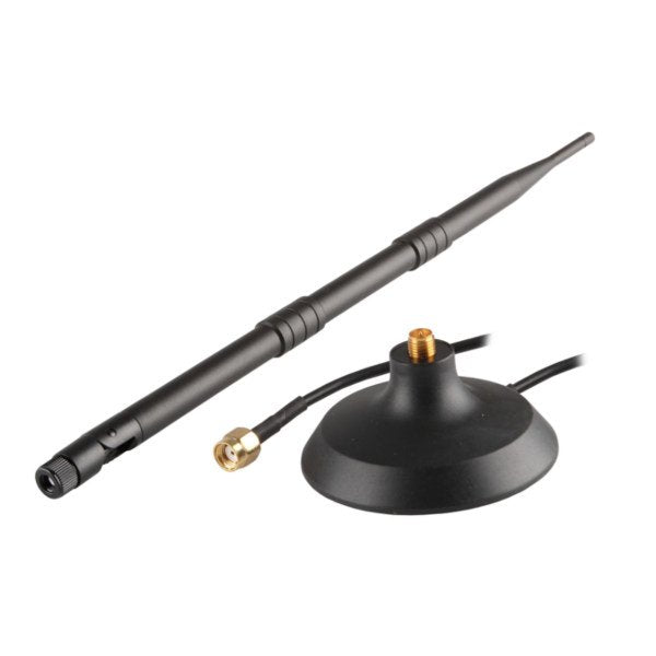 EAN 5901986041306 - Savio AK-05 antena para red Antena omnidireccional RP-SMA 12 dBi imagen 1