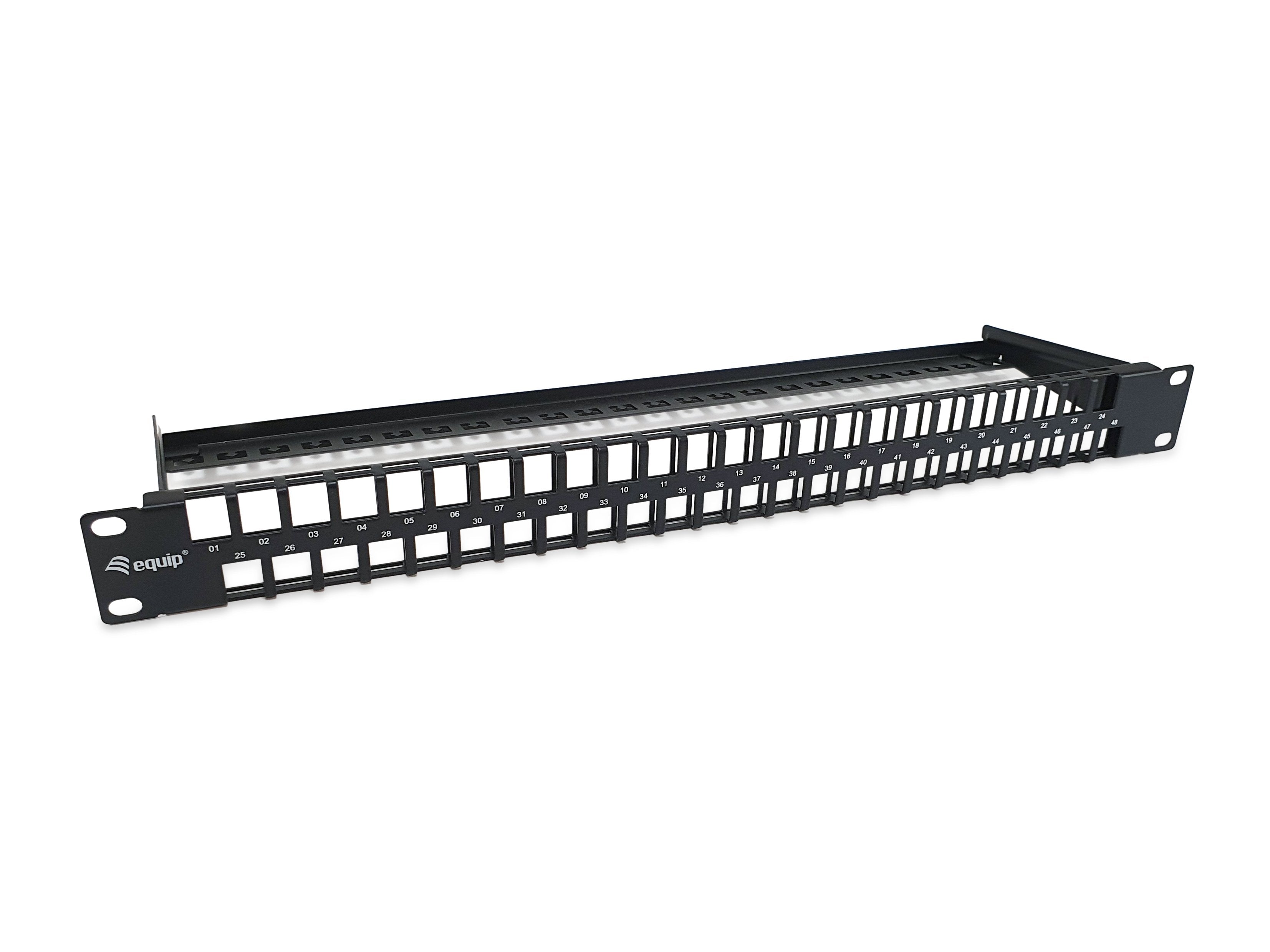 Equip Panel De Conexión Keymone 19" Cat6 48x Rj45 1u