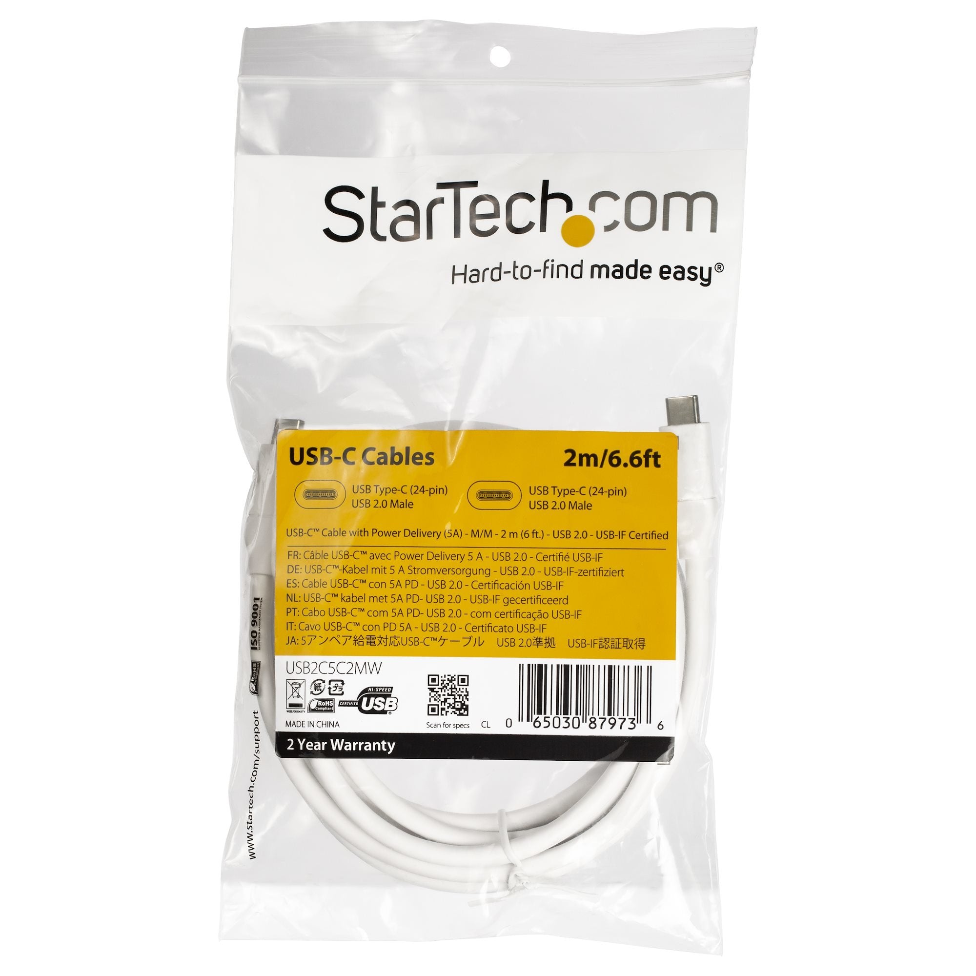 EAN 0065030879736 - StarTech.com USB2C5C2MW cable USB USB 2.0 imagen 5