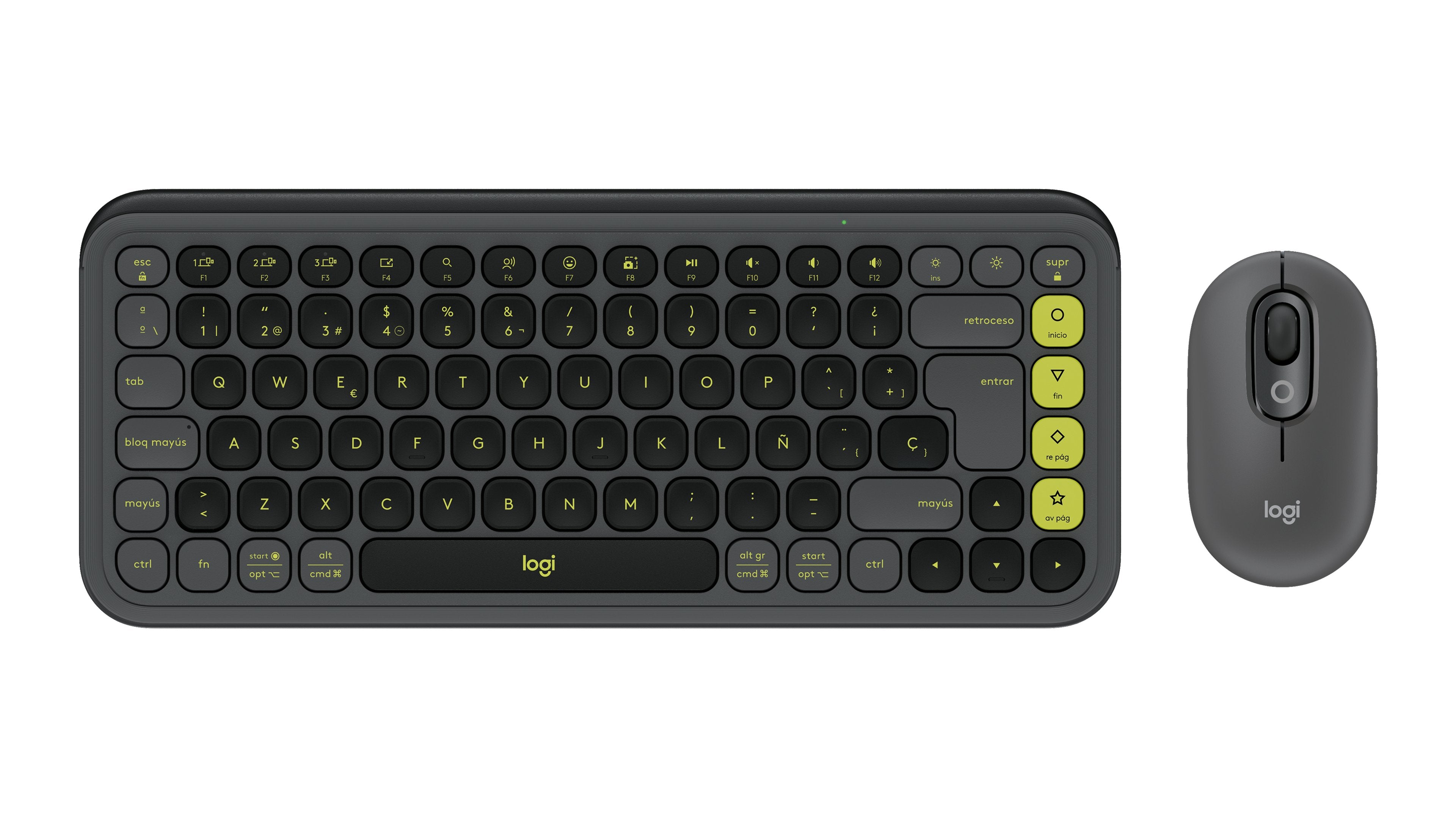EAN 5099206127838 - Logitech 920-013118 teclado Ratón incluido Universal Bluetooth QWERTY Español Grafito imagen 1