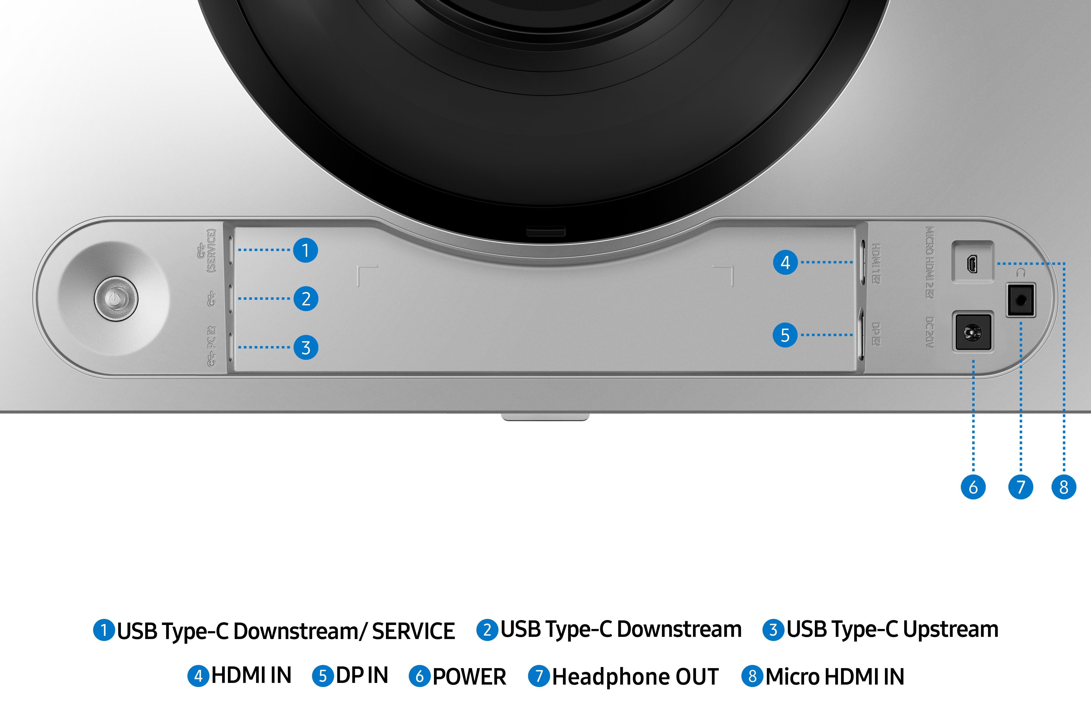 EAN 8806095810669 - Samsung S49DG910SU pantalla para PC 124,5 cm (49") 5120 x 1440 Pixeles Dual QHD OLED Plata imagen 7
