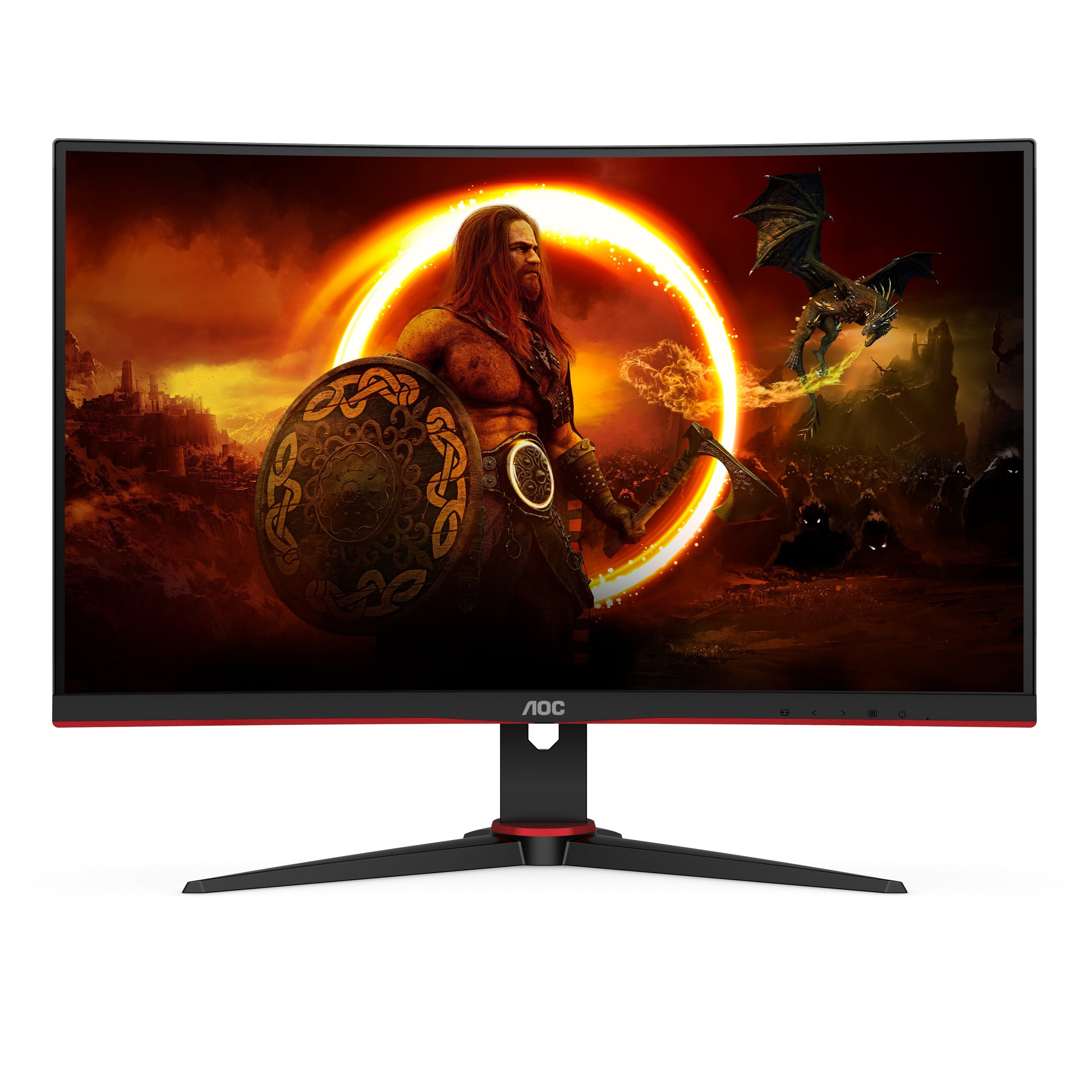 EAN 4038986148207 - AOC G2 C24G2AE/BK pantalla para PC 59,9 cm (23.6") 1920 x 1080 Pixeles Full HD LED Negro, Rojo imagen 3