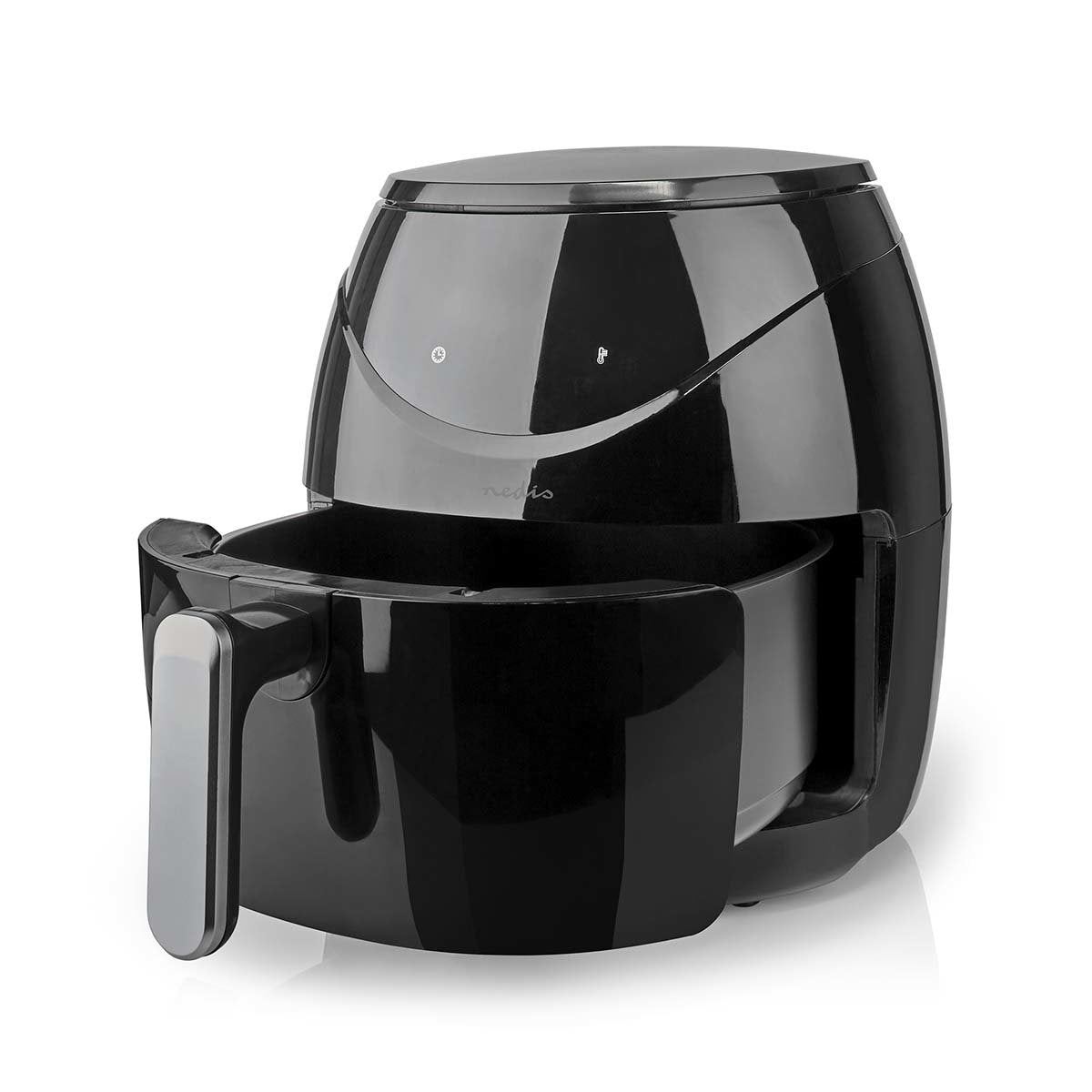 EAN 5412810335350 - Nedis KAAF240EBK freidora Sencillo 4,6 L Independiente 1500 W Freidora de aire caliente Negro imagen 9