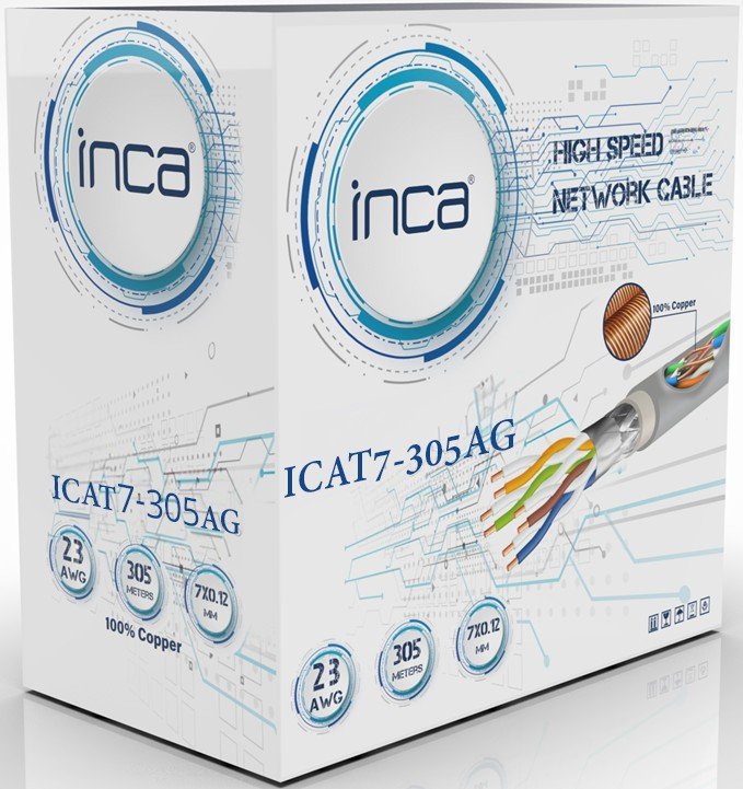 Inca Ethernetcable Icat7-305ag S Ftp1 23 Awg Cat7-Cable 305m